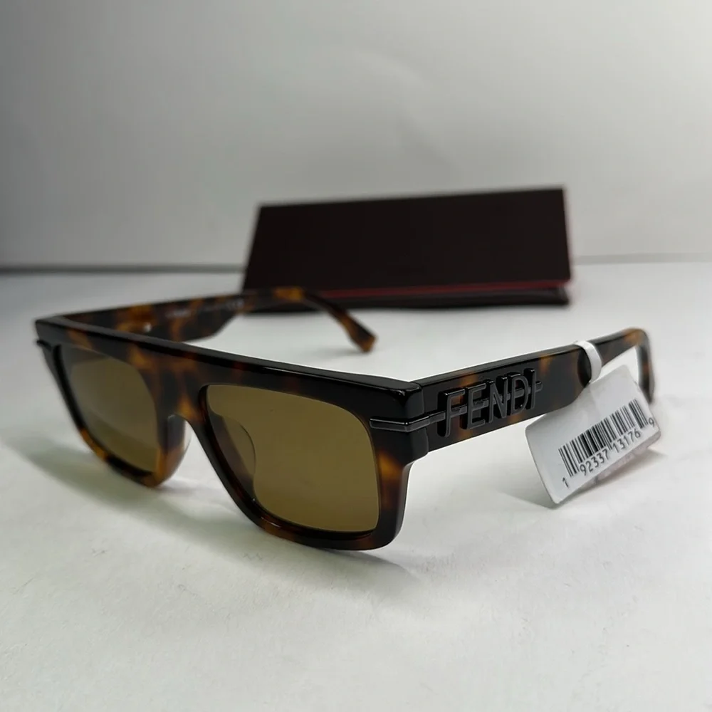 New Authentic FENDI FE40091U 5453E MAN SUNGLASSES
